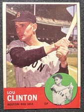 1963 TOPPS LOU CLINTON (BOSTON RED SOX) #96 EX EX/NM