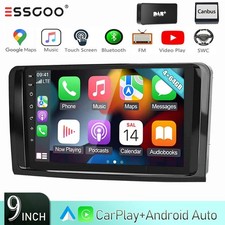 9" Android 13 DAB+ F&uuml;r Mercedes Benz ML-Klasse W164 4+64G Autoradio GPS Navi RDS