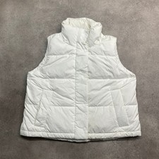 Lululemon Puffer Gilet Womens 4 Small Quilted Sleeveless Padded Vest, White