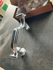 Doctor Knocker Satin Chrome Door Knocker 192mm X 43mm, 55mm Base K1300-sc