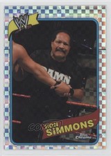 2008 Topps WWE Heritage Chrome X-Fractor Faarooq Ron Simmons #33 HOF 1ns1