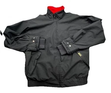 Zero Restriction Tour Jacket Golf Full Zip Gore-Tex Jacket Black Size Sz L