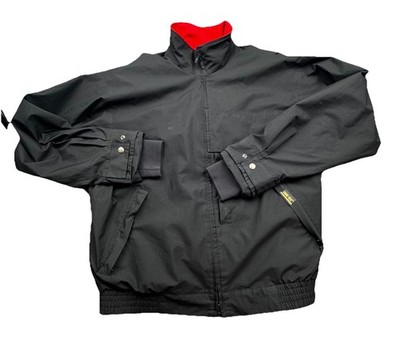 Zero Restriction Tour Jacket Golf Full Zip Gore-Tex Jacket Black Size Sz L