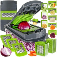 15-in-1 Vegetable Cutter with Storage   Premium Features on a Budget