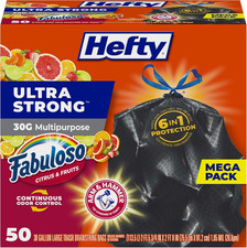 Ultra Strong 30 Gallon Trash Bags, Large Trash Bags 30 Gallon Size, Multipurpose