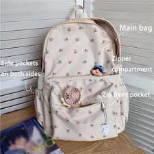 Backpack Travel Bag High School Large-capacity Backpack Student Schoolbag Print