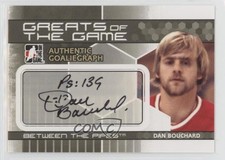 2009-10 ITG Between the Pipes GoalieGraphs Dan Bouchard #A-DB2 Auto 0w0l