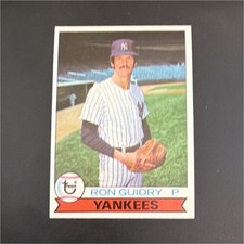 Topps 1979 Burger King #4 Ron Guidry New York Yankees Insert Restaurant MLB