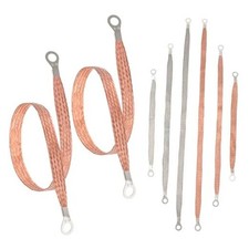 12 Pcs Universal Automotive Ground Straps, 10/15/20 Inch Engine Ground Strap