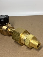 Harris Specialty Gases Brass Valve Manifold Assembly 17-3/8” Length thumbnail 4
