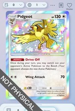 Pokemon TCG POCKET - Pidgeot Brillante 1⭐, Crisis Extradimensional, Inglés