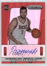 2013-14 Panini Prizm Target Red 21/99 Miroslav Raduljica #43 Auto 04qn