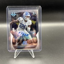 2022 Bowman University Chrome - Chrome Prospect Autographs Tony Grimes #75 UNC