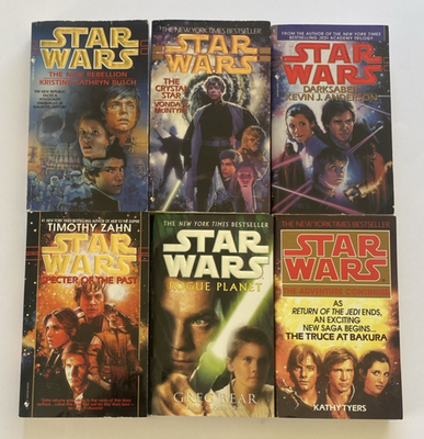 Collection Of 6 Star Wars Legends Paperback Book Lot | eBay