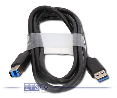 HP USB 3.0 ANSCHLUSS KABEL STECKER A / STECKER B 1.80 METER NEU BULK 935544