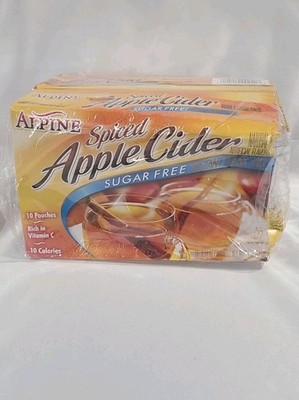 Alpine, Spiced Cider, Sugar Free Apple Flavored Drink Mix, 1.4oz Box 3Pk BB 6/27