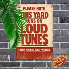 Funny Sarcasm Garage Backyard Patio Outdoor Metal Tin Sign 8x12