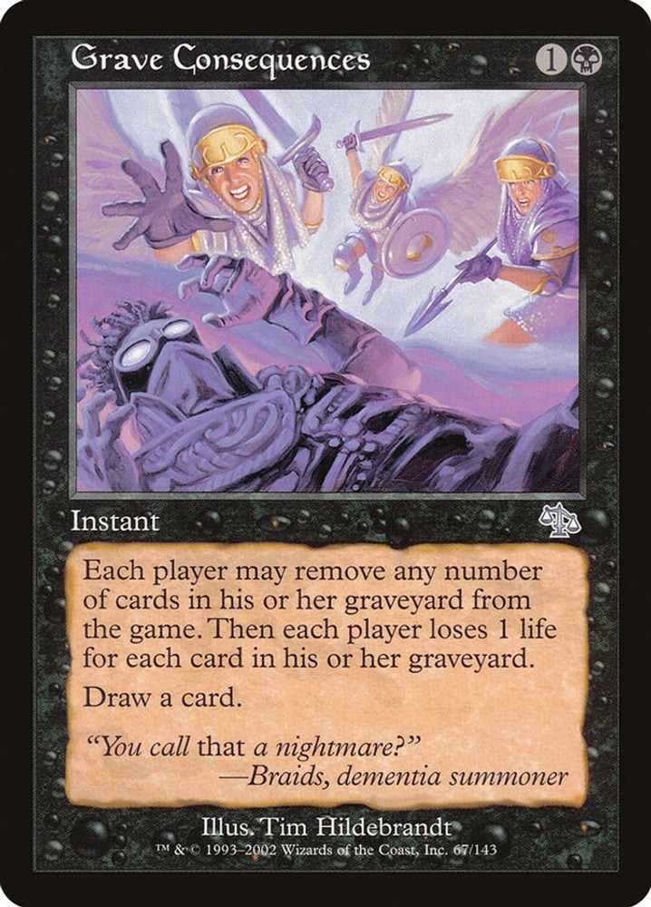 Grave Consequences [JUD - 67] Moderately Played