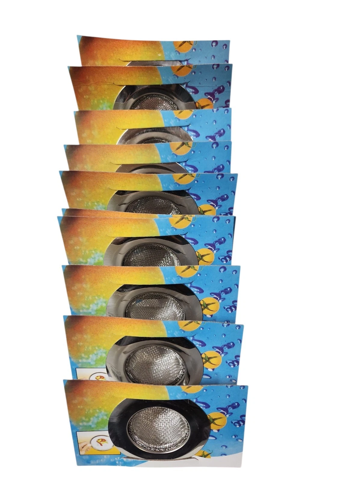 10 Steel Sink Strainers Mesh Kitchen Sink Hvy Duty 4.5" top 2.75" low WHOLESALE
Opens in a new windo