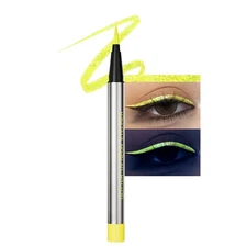 evpct Yellow Shimmer Eyeliner UV Neon Gel Eyeliner Pencil Makeup, Rainbow Hal...