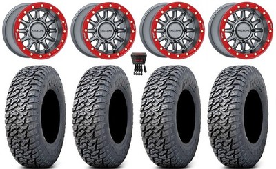 Raceline Alpha Bdlk 15'' Wheels Gm 33'' Daemon Tires Honda Pioneer 1K / Talon