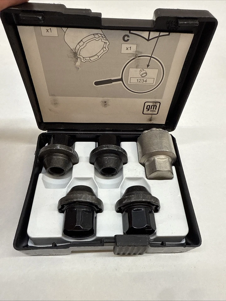 Bloqueo de rueda GM 85068537 negro para Buick, GMC, Cadillac, Hummer, Saturn, Chevrolet Foto 3 de 3