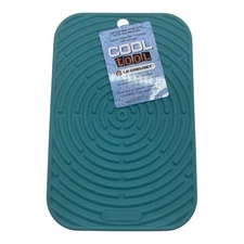 Le Creuset Turquoise Silicone Trivet Mat Potholder Rectangular Hot Pad