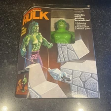 VTG Remco The Incredible Energized Hulk Action Figure Wall Chain 10” + MIB 1979
