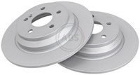 2X Bremsscheibe Beschichtet A.B.S. 17395 FüR Mercedes SL R230 350 230 467