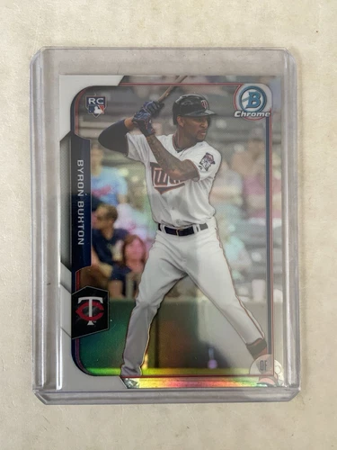 2015 Bowman Chrome #4 Byron Buxton Refractor Rookie 466/499 Minnesota Twins