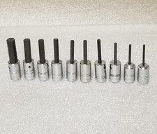 Armstrong 10-6xx Series 10-Pc 1/4"-Drive Standard Hex Socket-Driver Made in USA