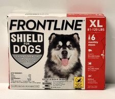 FRONTLINE Flea  Tick Treatment for XL Dogs 81 - 120 lbs. - 6 Monthly Doses