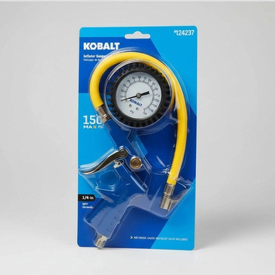 #ad #ad Kobalt Air Inflator Gun 150 PSI Tire Gauge Compressor Tool $19.95