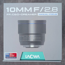 Laowa 10mm f/2.8 Zero-D FF II C&D-Dreamer Canon RF Mount Lens Boxed Ultra Wide