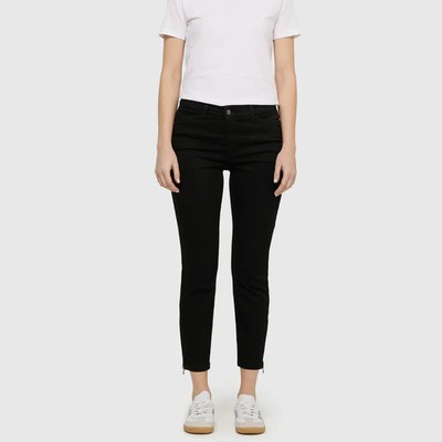 MAC JEANS WOMEN'S DREAM CHIC 5471 BLACK SIZE EU 00 / US 00 DENIM NEW  NWT