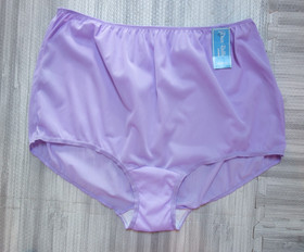 Vintage Dixie Belle Lingerie Panties Nylon Size 12 Light Purple NWT Granny 