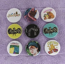 Cavetown Set Of 9 Pinback Buttons Pin Badges 1.25”