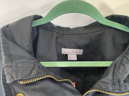 Laura Scott Women's Plus Size 2x Blue Button Up And Zipper Jacket 100% Cotton - Picture 5 of 8