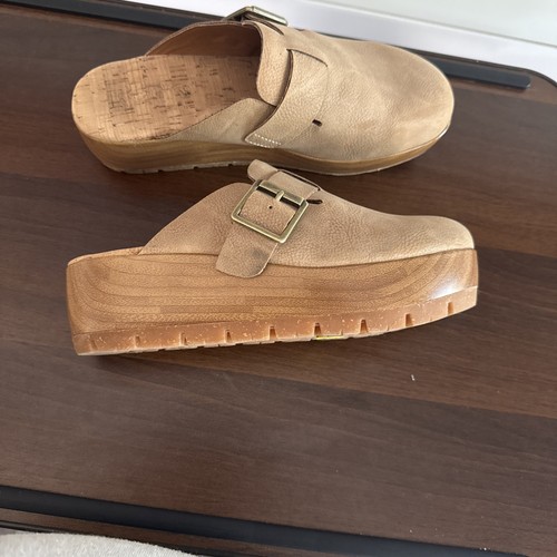 Korks by Kork Ease Frankie Platform Clogs Buckle Wedges Shoes Women's sz 7M - Picture 3 of 5
