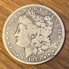 1879 Morgan Silver Dollar Philadelphia VG Early Issue Gilded Age 90% Silver Coin — photo 1