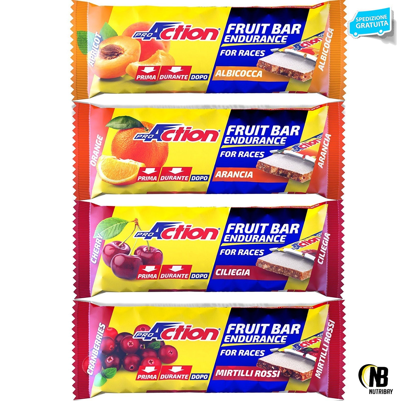 Proaction Fruit Bar Endurance: Analisi Tecnica Box 24 Barrette 40g