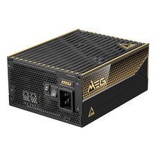 MSI MEG AI1600T PCIE5 Power Supply Unit 1600 W 24-Pin ATX ATX Black