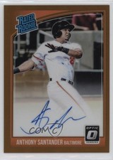 2018 Panini Donruss Optic Bronze Prizm Anthony Santander #RRS-AY Auto 7eo