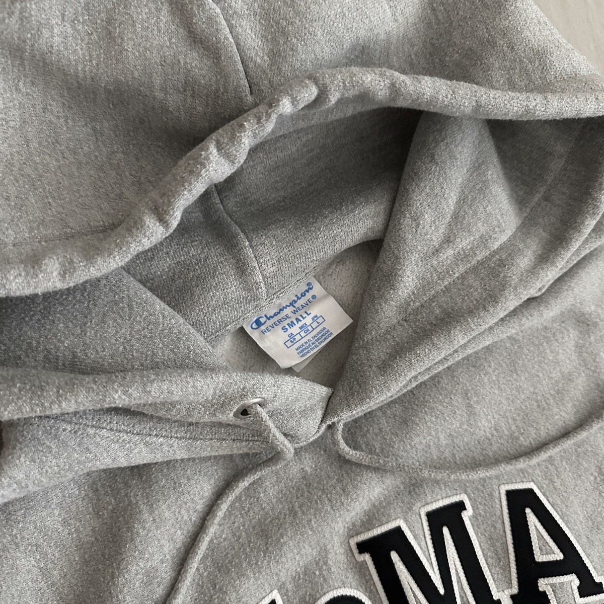 MoMA Champion Hoodie Oxford Gray - Size Men's Small / Women's Med