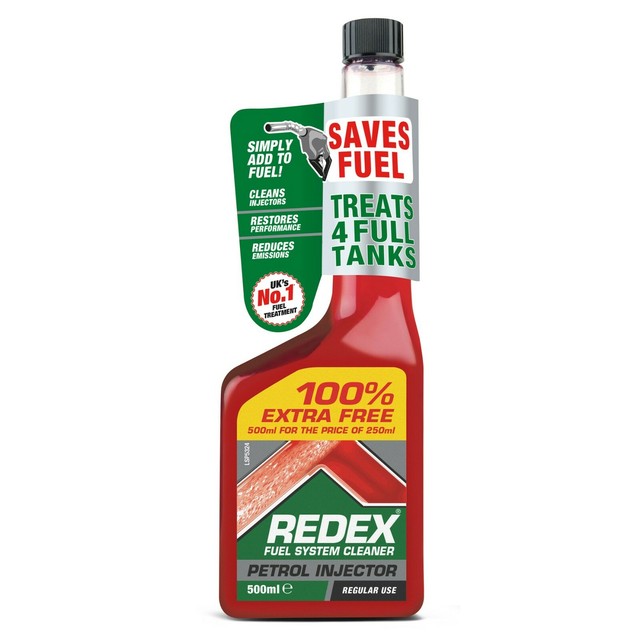 6 X Redex Advanced Petrol Injector Fuel System Cleaner 500ml Pack of 6