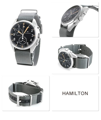 Hamilton Khaki Aviation Pilot Pioneer Chrono Quartz Men's Watch H76522931 - Picture 2 of 2