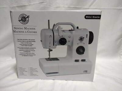 Loops and Threads Sewing Machine White 9 Pc In Box