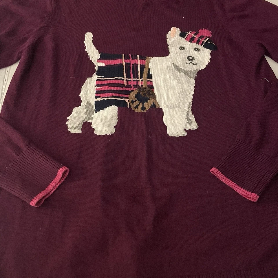 Легкий свитер Joules с длинным рукавом для собаки Scotty Scottie размер 14 США - Изображение 2 из 4