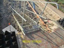 Photo 6x4 Steps from the platform Cholsey Temporary steps leading down fr c2018