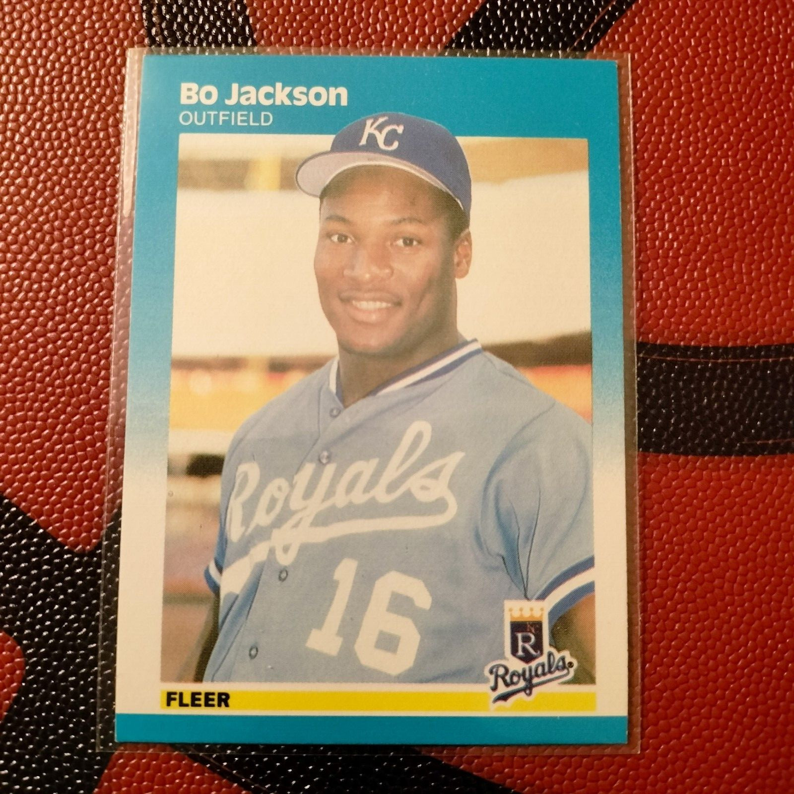 1987 Fleer Baseball Bo Jackson #369 Rookie RC Kansas City Royals